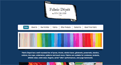 Desktop Screenshot of fabricdepotco.com